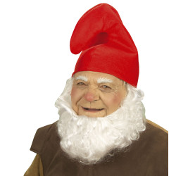 Čepice trpaslík červená